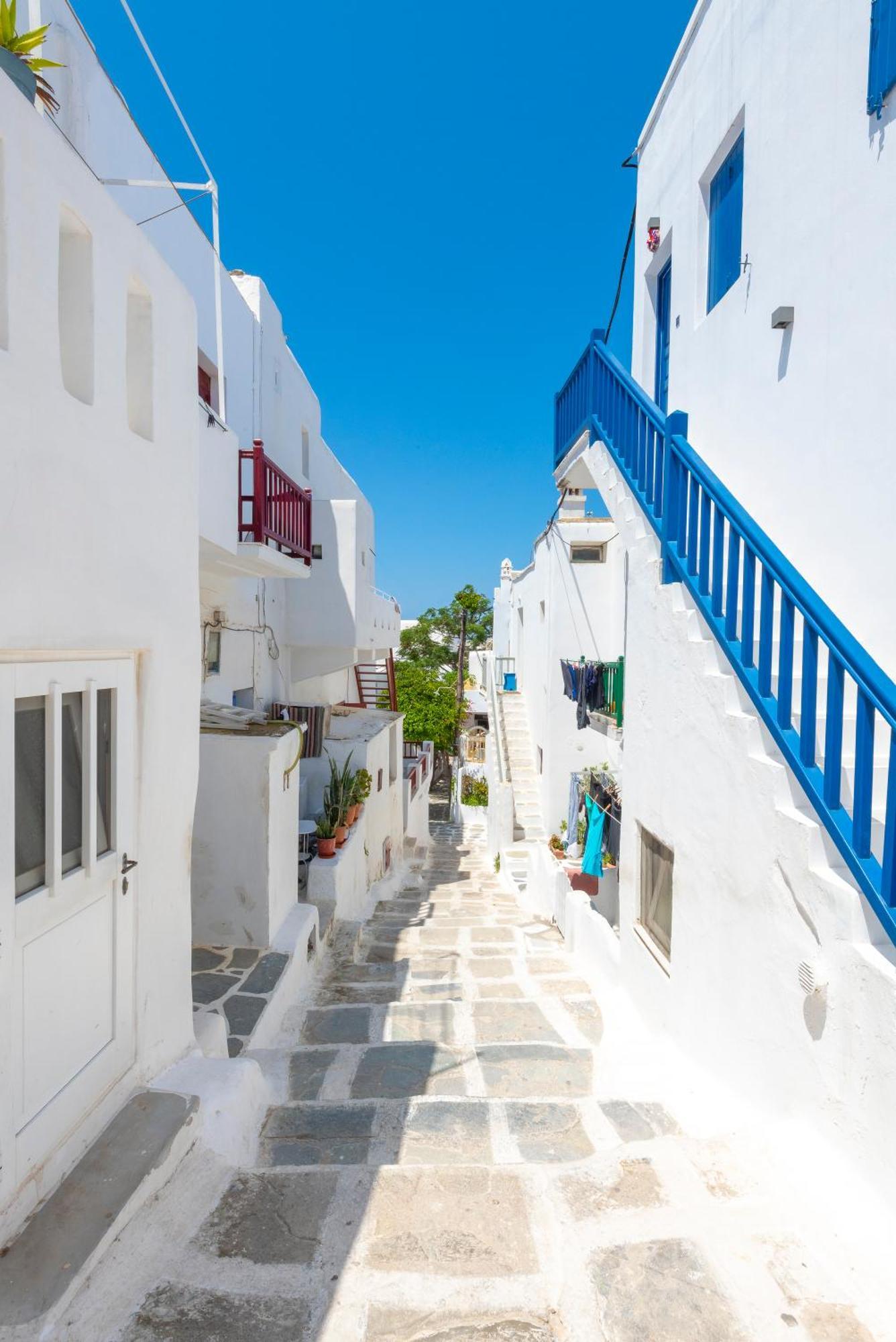 White And Grey Chora Apartman Mykonos Town Kültér fotó