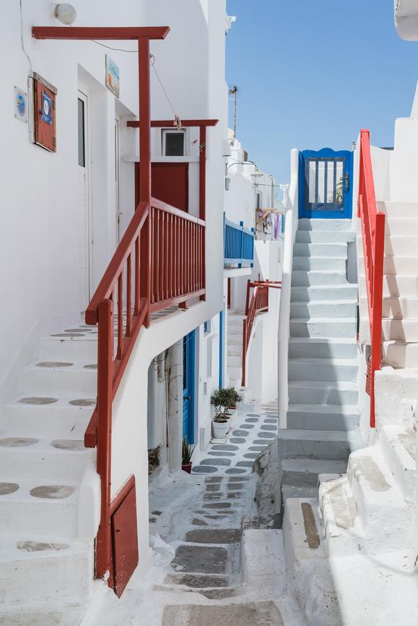 White And Grey Chora Apartman Mykonos Town Kültér fotó