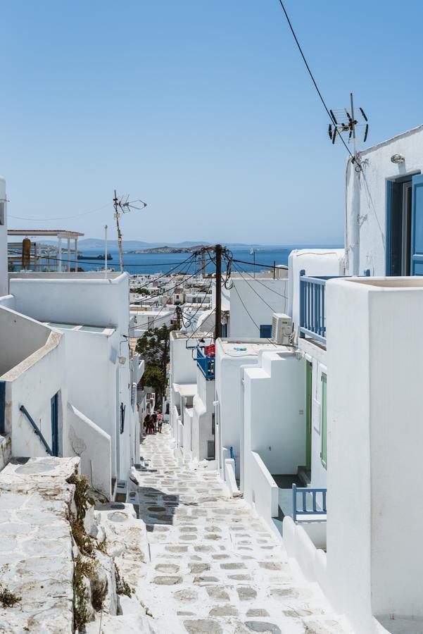 White And Grey Chora Apartman Mykonos Town Kültér fotó